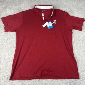 columbia CLG Tech Trail Team Polo Size XL Alabama Crimson Tide